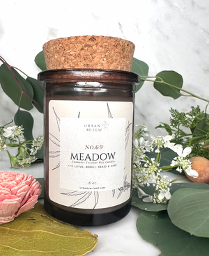 #69 Meadow - Breathe and Relax Candle line- Limited Edition Taupe Jars