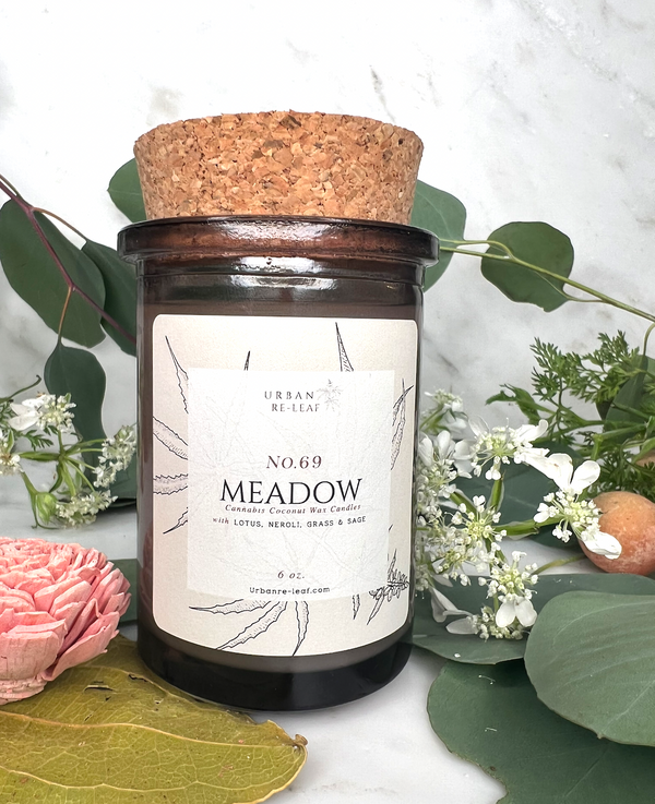 69 Meadow - Breathe and Relax Candle line- Limited Edition Taupe
