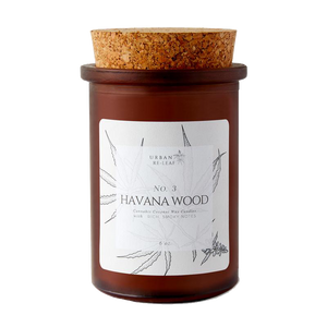 #3 Havana Wood Cannabis Coconut Wax Candle