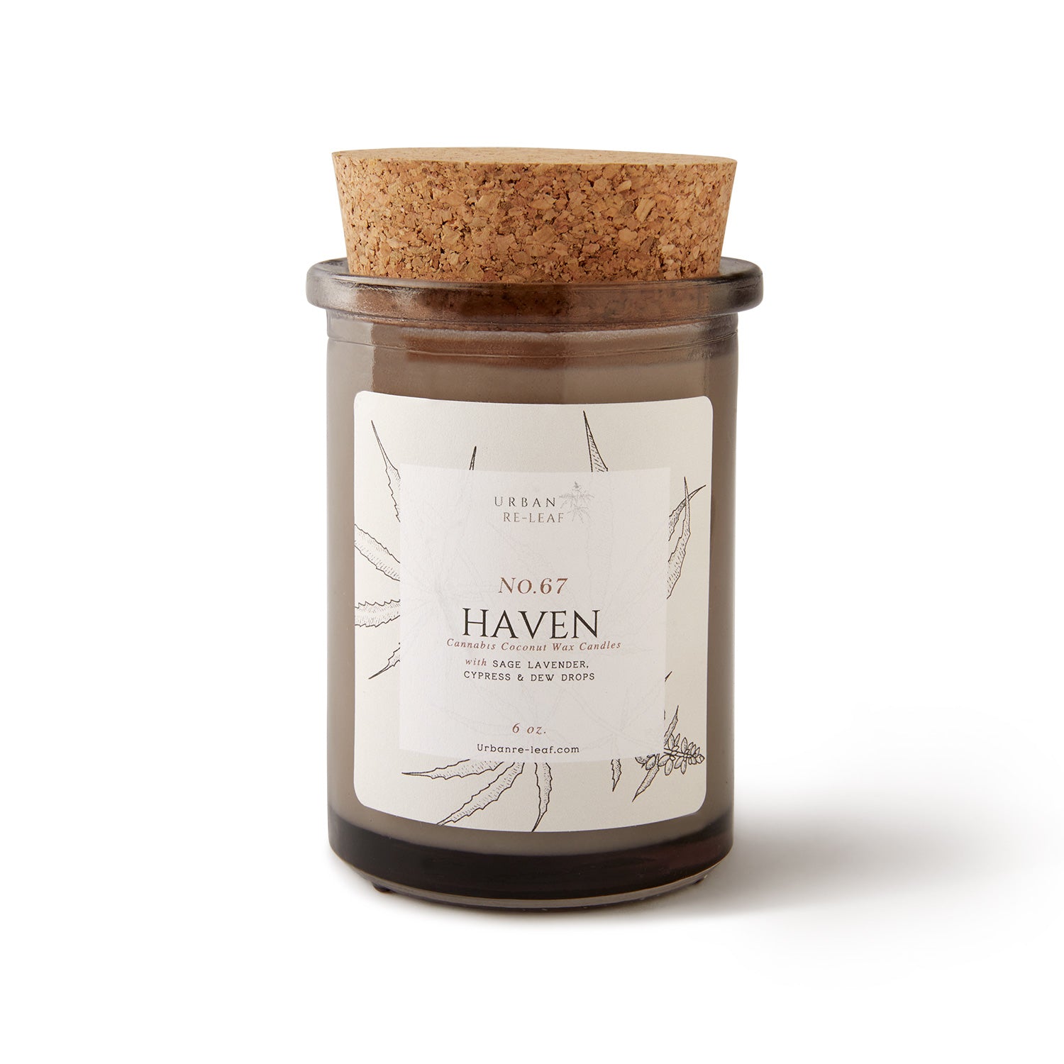 #67 Haven Candle - Breathe & Relax Candle Line Limited Edition Taupe Jars
