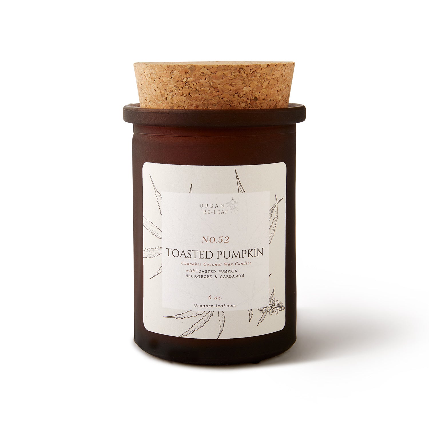 #52 Toasted Pumpkin Cannabis Coconut Wax Candles