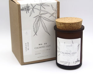 #25 Calming Lily Cannabis Coconut Wax Candle