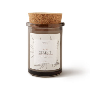 #65 Serene- Breathe and Relax Candle Line -Limited Edition Taupe Jars
