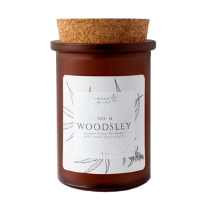 #6 Woodsley Cannabis Coconut Wax Candle