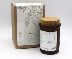 #6 Woodsley Cannabis Coconut Wax Candle